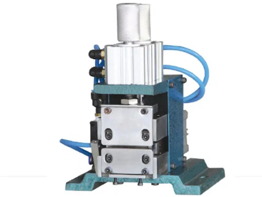 Machine de Dénudage de Fil Verticale WPM-3F - Machine semi-automatique à brosser les fils